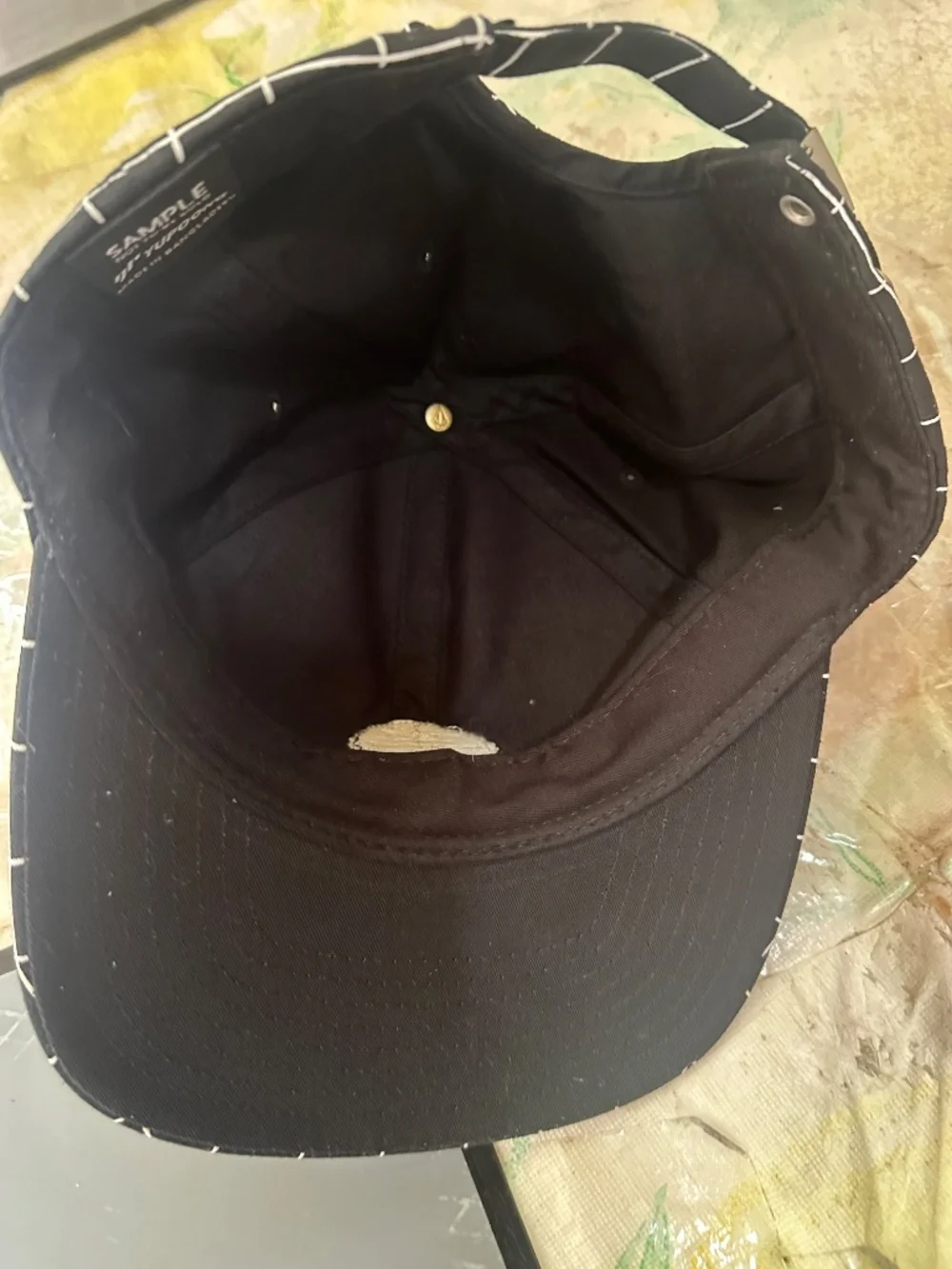 Guess J Balvin Red Hat Snapback and NWT Volcom Yupoong Sample Black Checks Dad - Picture 7 of 8